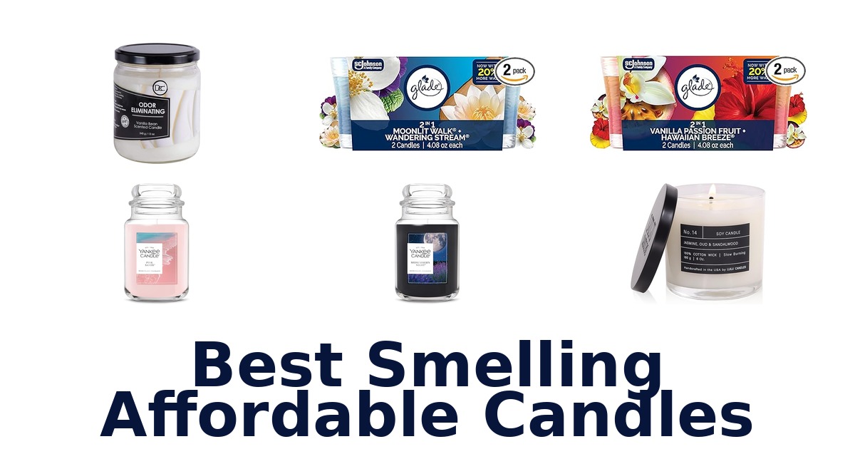 best smelling affordable candles