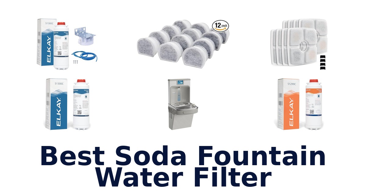 best soda fountain water filter