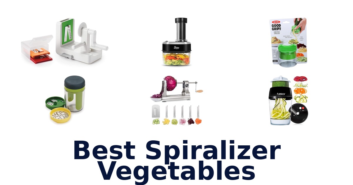 best spiralizer vegetables