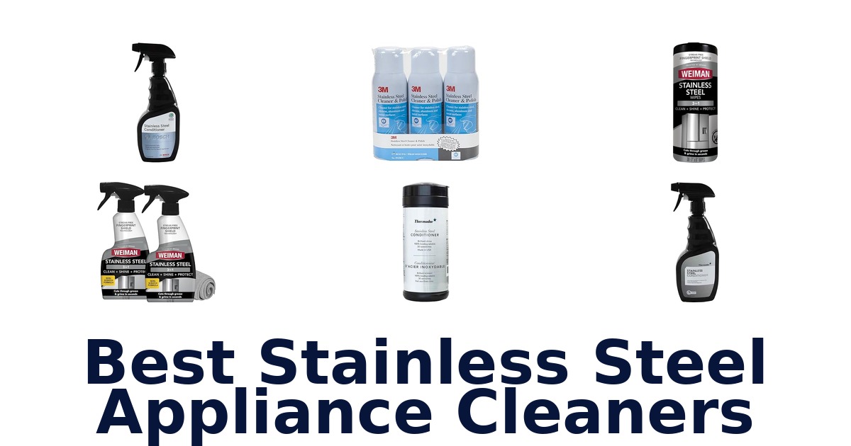 best stainless steel appliance cleaners