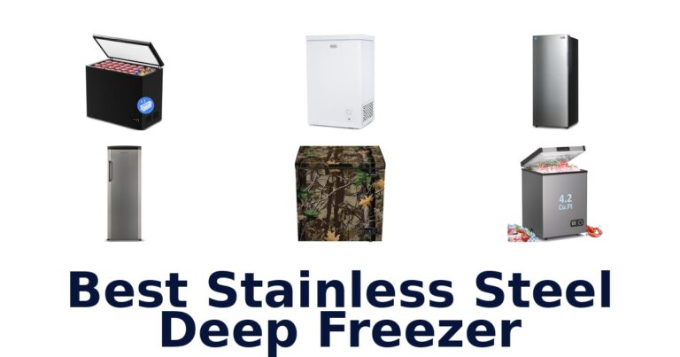 best stainless steel deep freezer