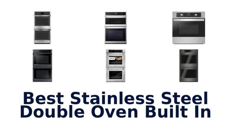 best stainless steel double oven built in