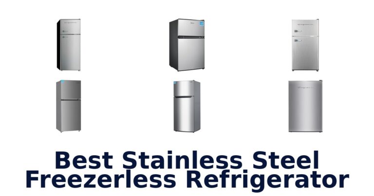 best stainless steel freezerless refrigerator