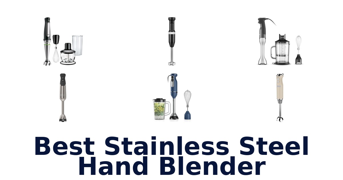 best stainless steel hand blender