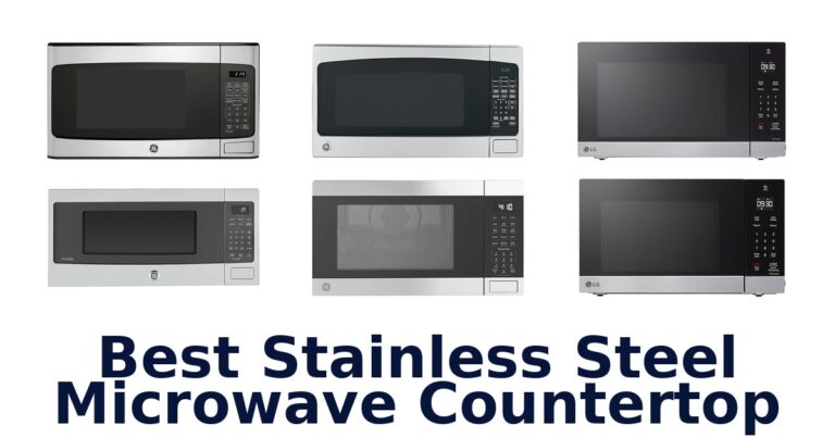 best stainless steel microwave countertop