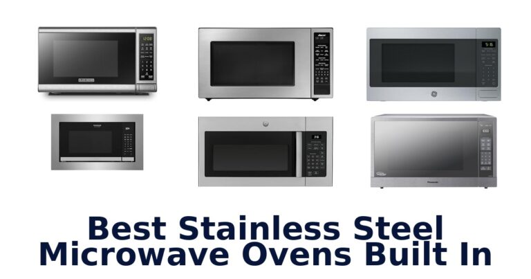 best stainless steel microwave ovens built in