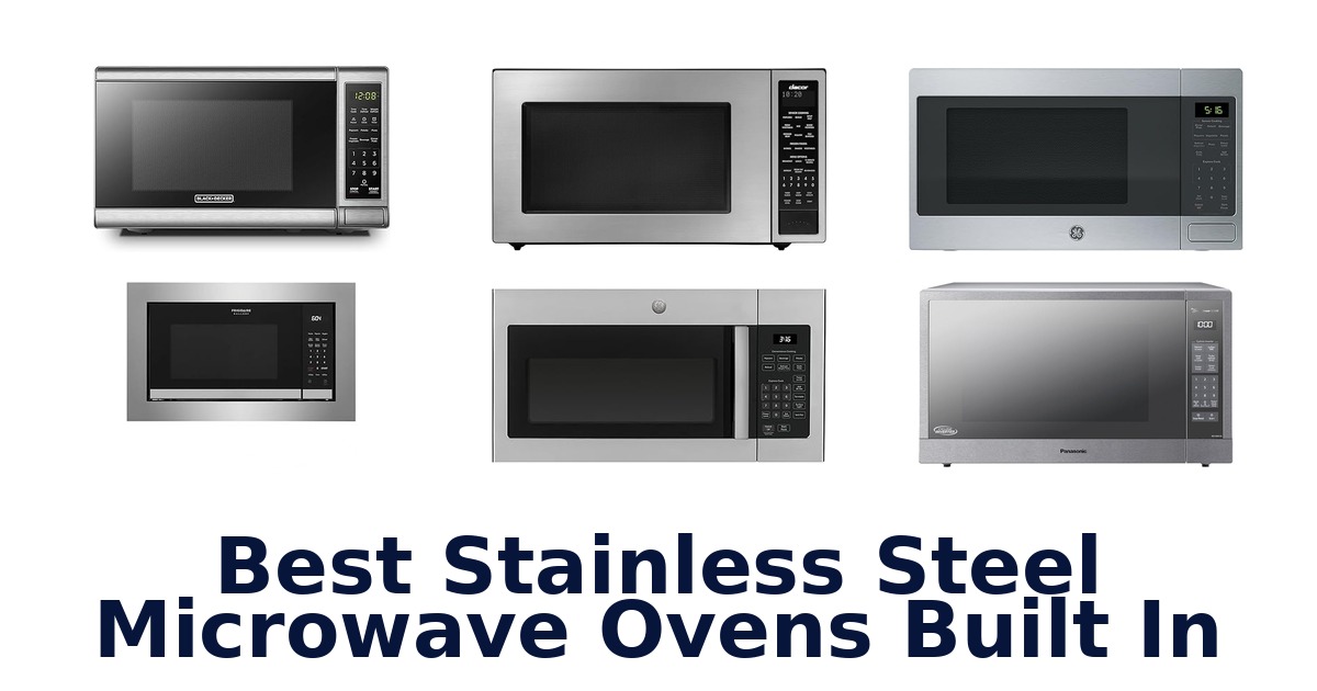 best stainless steel microwave ovens built in