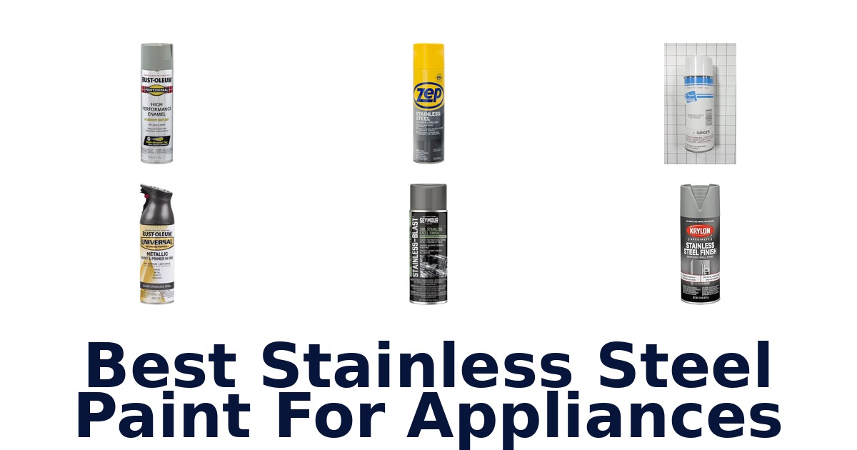 best stainless steel paint for appliances