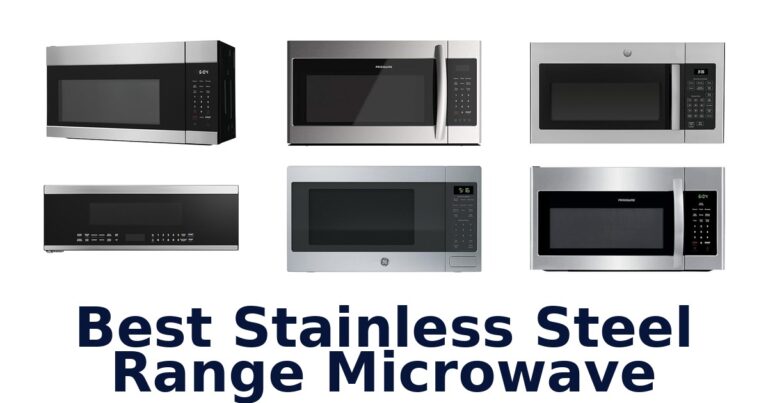 best stainless steel range microwave