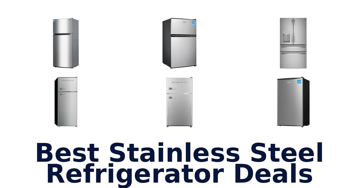 best stainless steel refrigerator deals