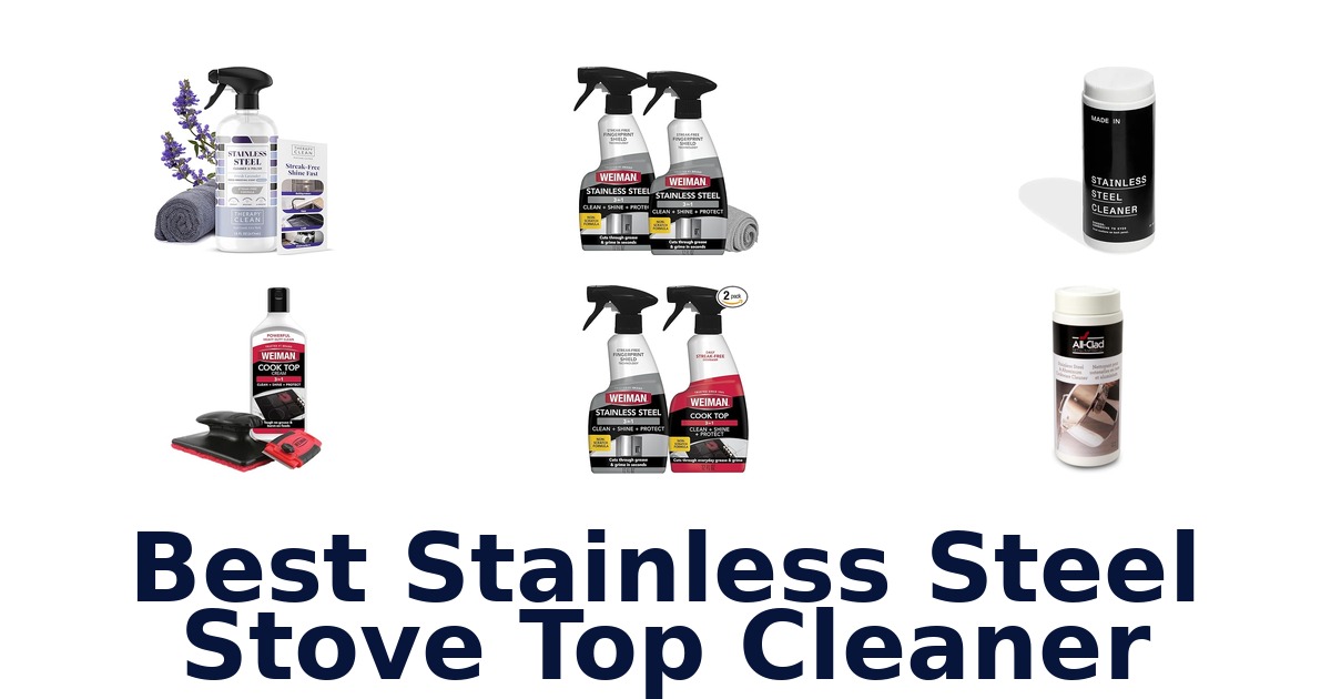 best stainless steel stove top cleaner