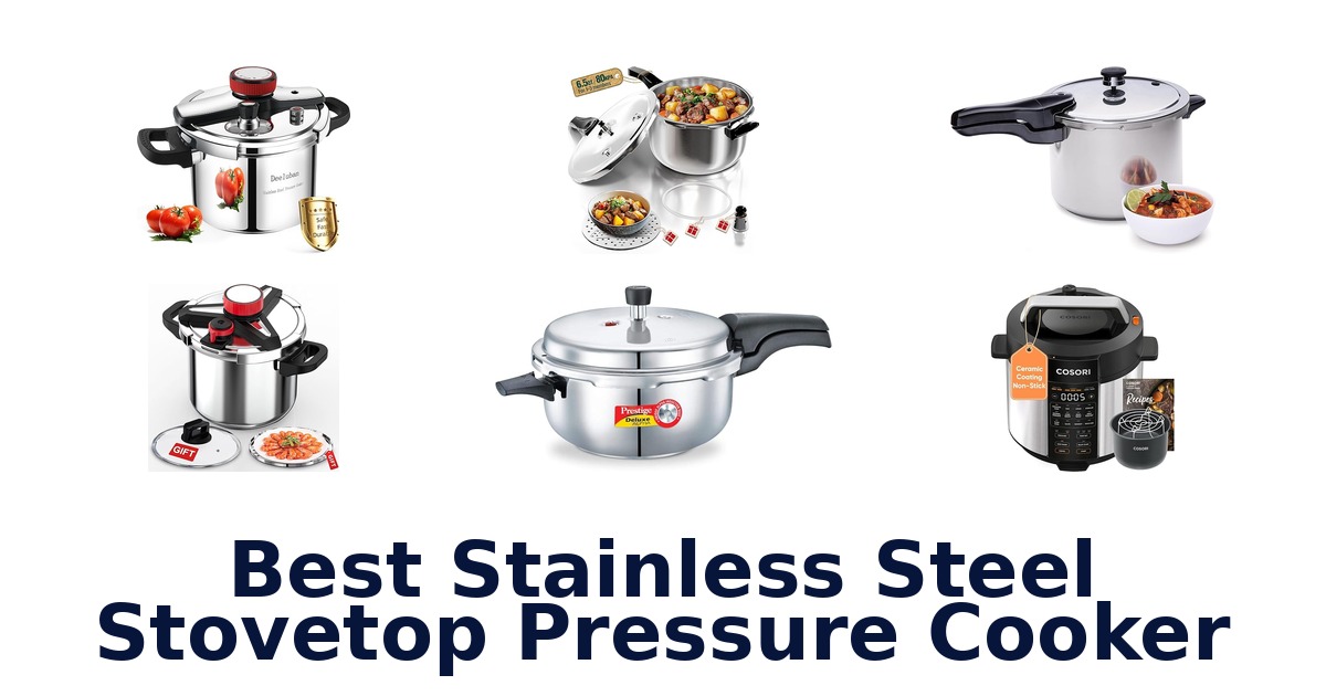best stainless steel stovetop pressure cooker