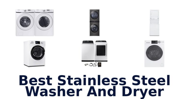 best stainless steel washer and dryer