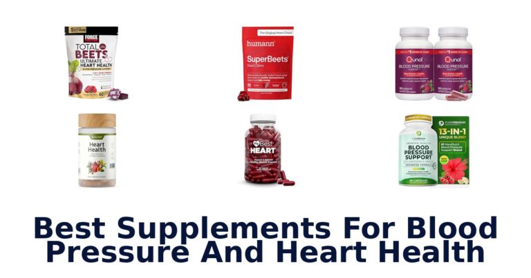 best supplements for blood pressure and heart health