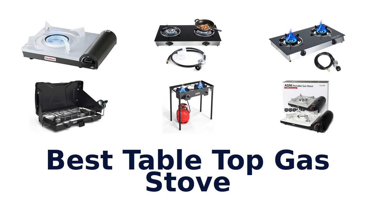 best table top gas stove