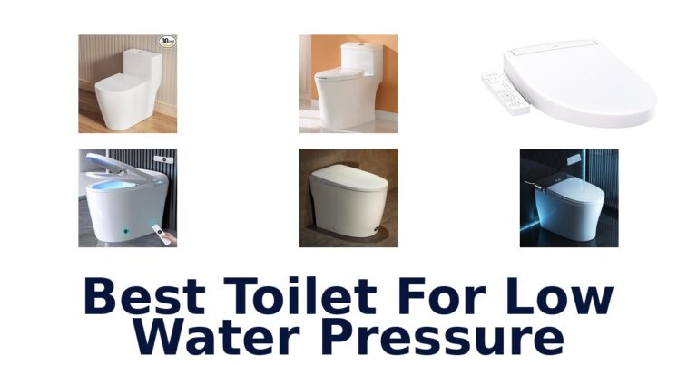 best toilet for low water pressure