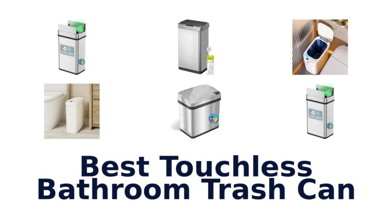 best touchless bathroom trash can
