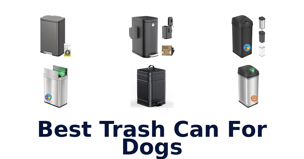 best trash can for dogs