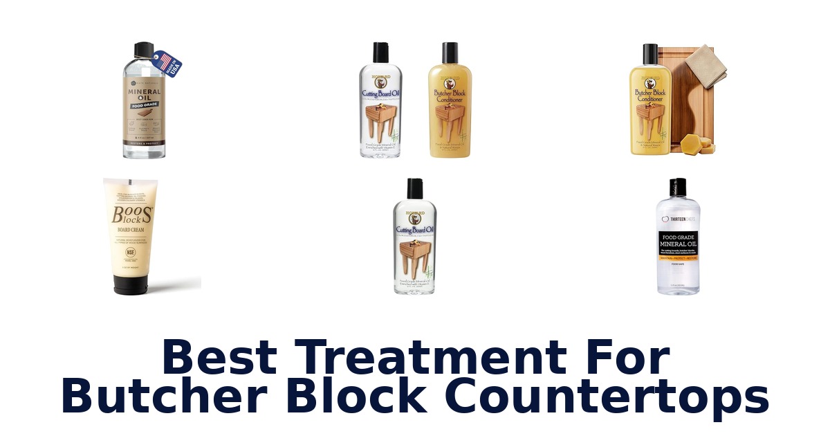 best treatment for butcher block countertops