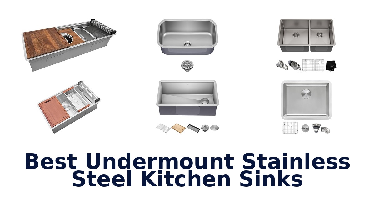 best undermount stainless steel kitchen sinks