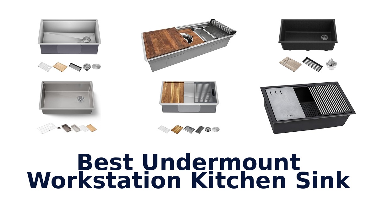 best undermount workstation kitchen sink