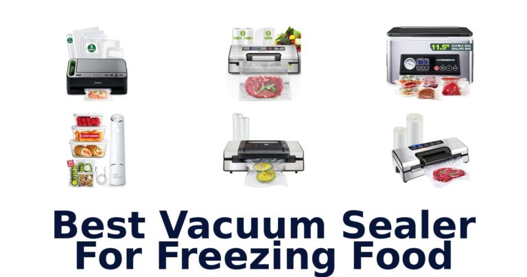 best vacuum sealer for freezing food