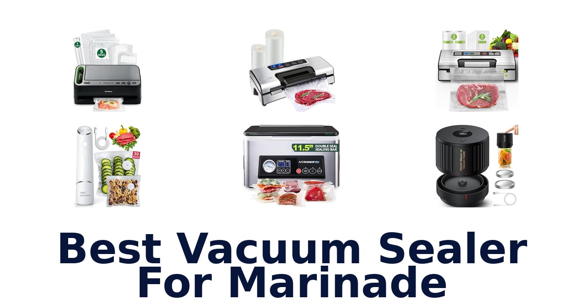 best vacuum sealer for marinade