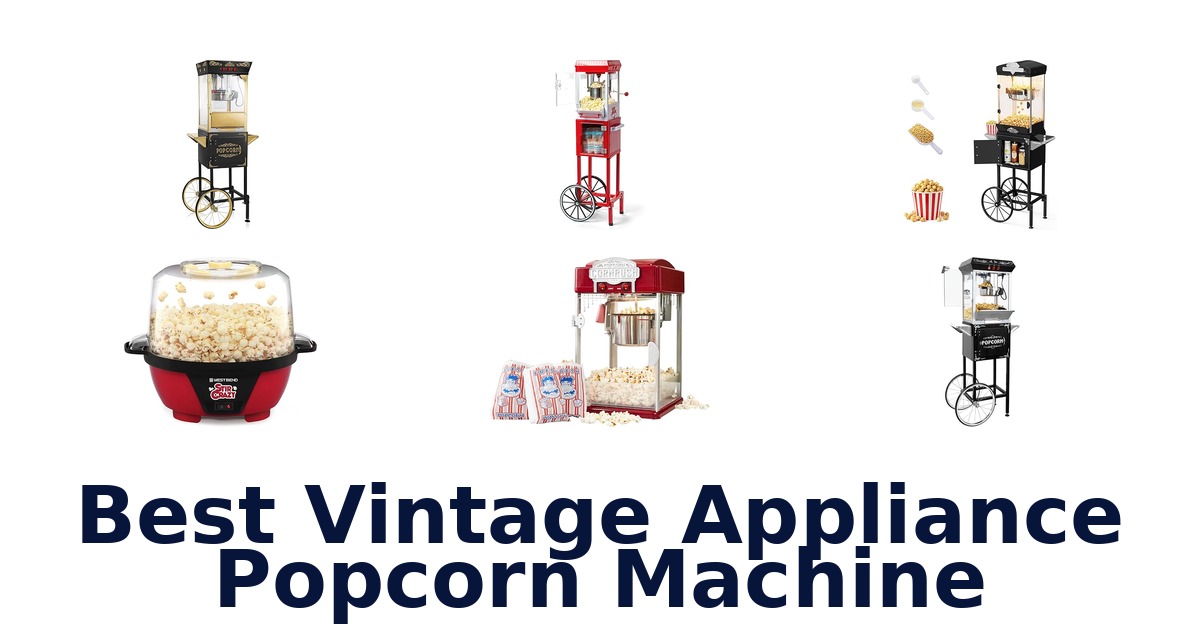best vintage appliance popcorn machine