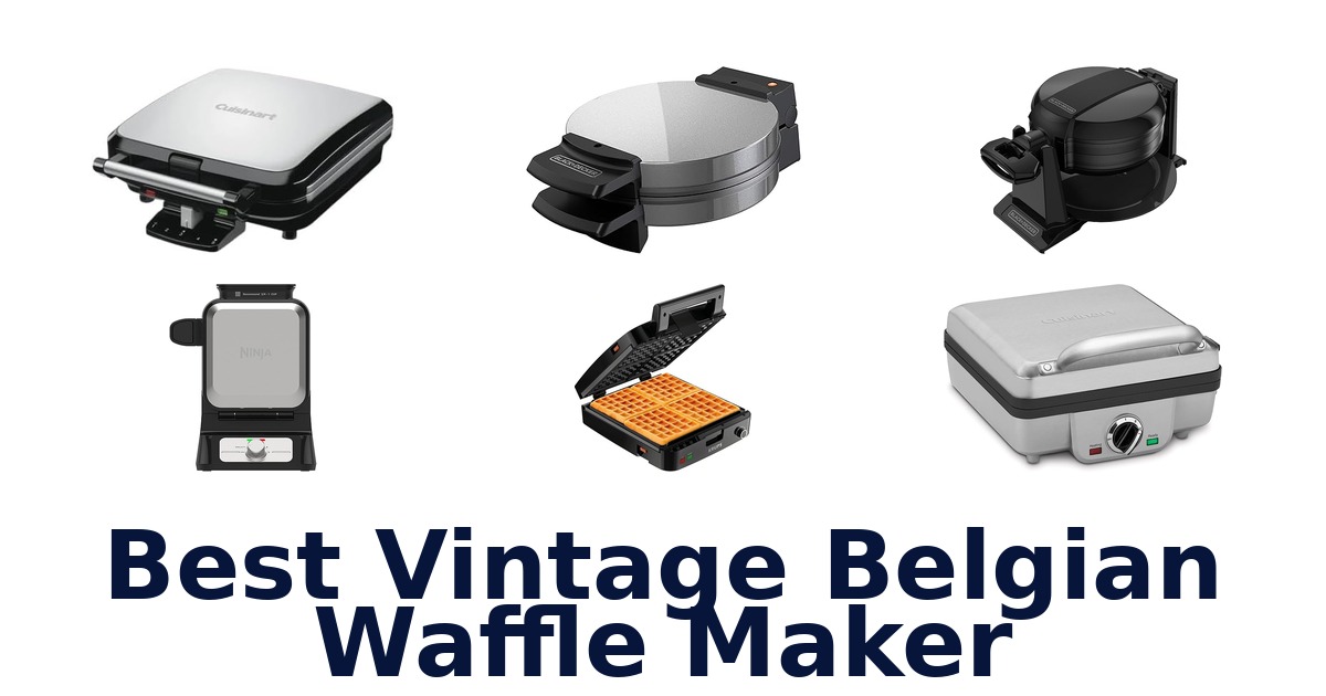 best vintage belgian waffle maker