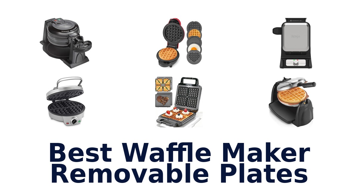 best waffle maker removable plates