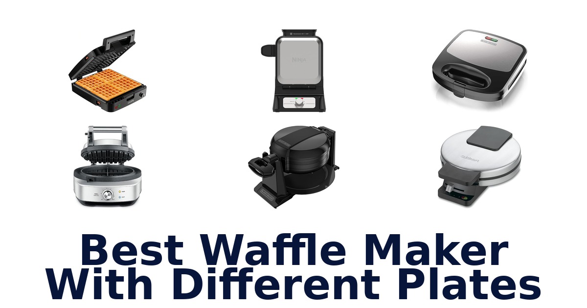 best waffle maker with different plates