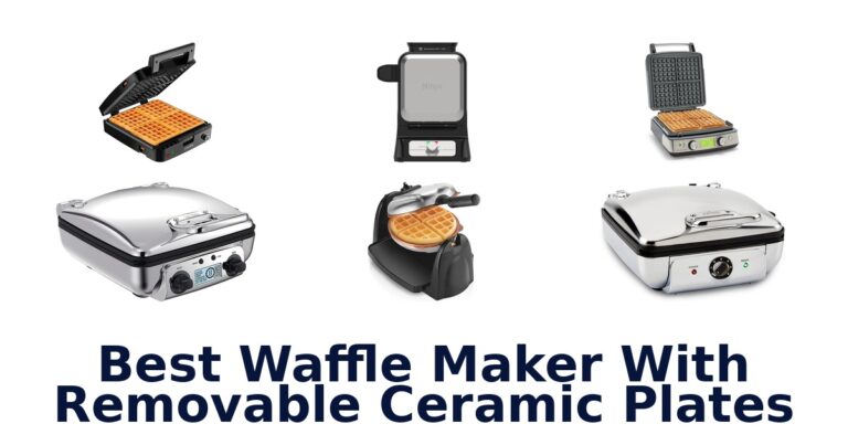 best waffle maker with removable ceramic plates