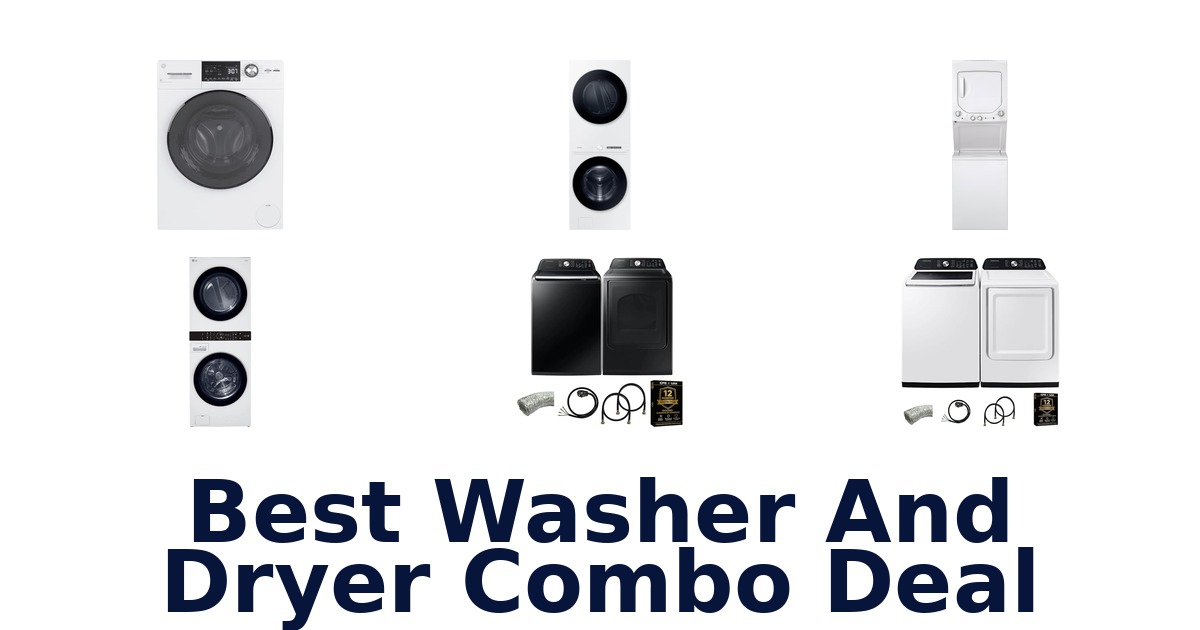 best washer and dryer combo deal