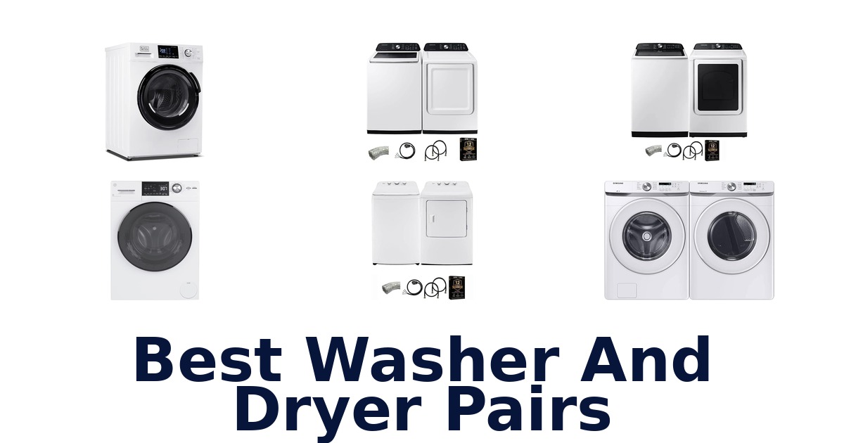 best washer and dryer pairs