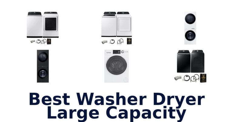 best washer dryer large capacity