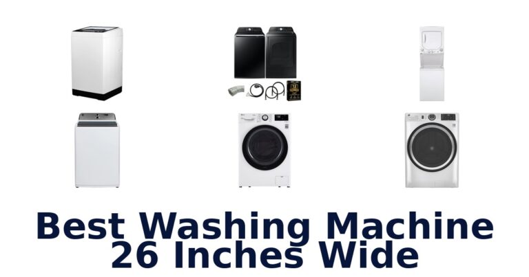 best washing machine 26 inches wide