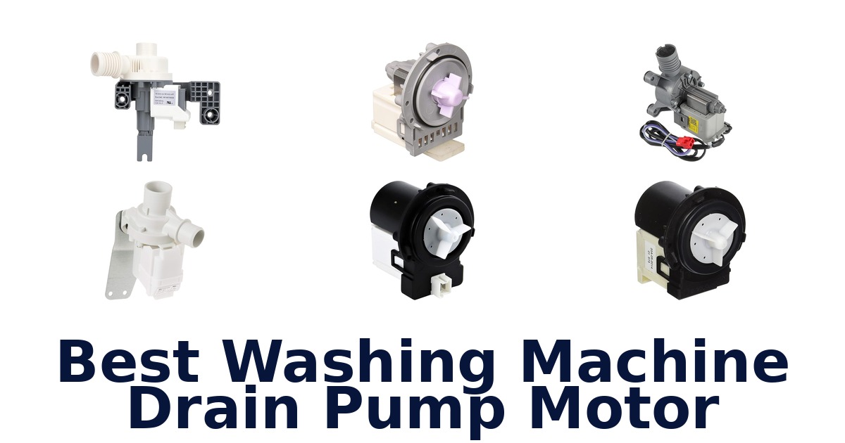 best washing machine drain pump motor