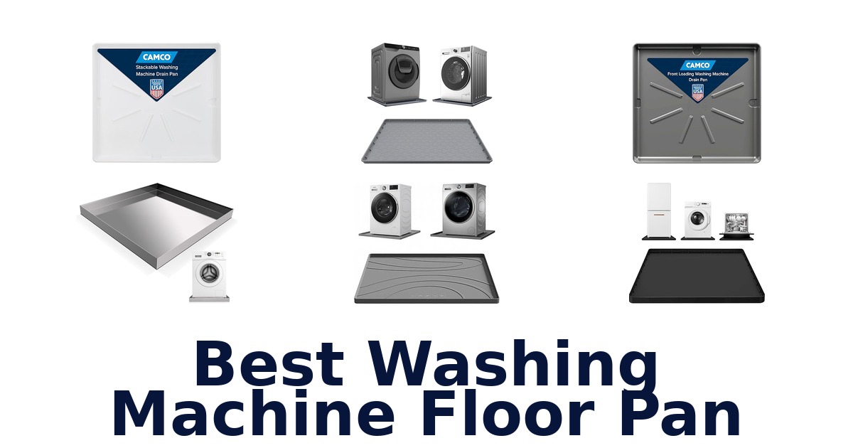 best washing machine floor pan