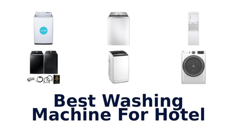 best washing machine for hotel