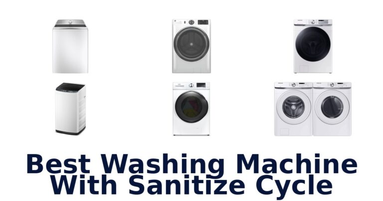 best washing machine with sanitize cycle