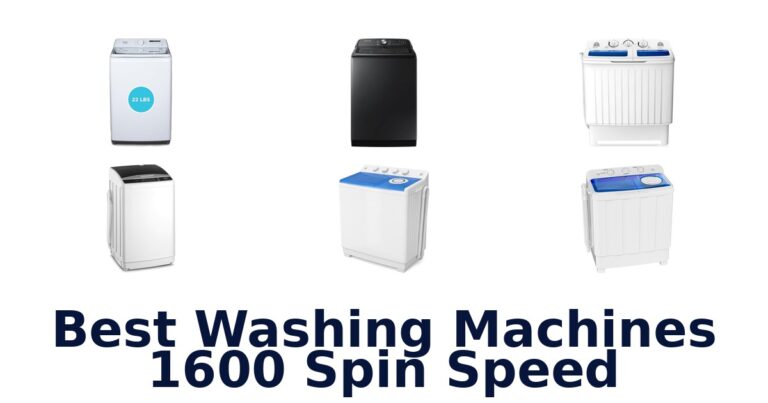 best washing machines 1600 spin speed