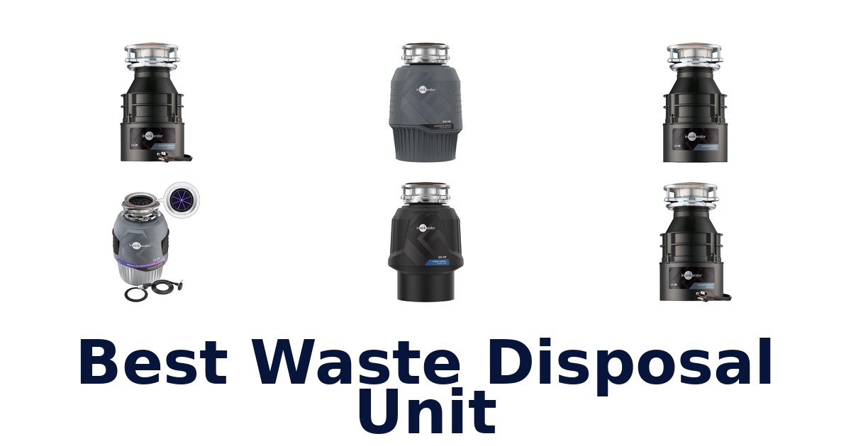 best waste disposal unit