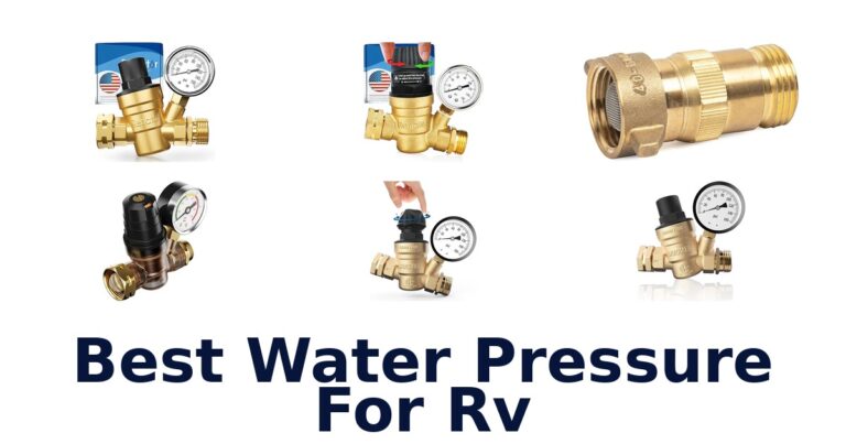 best water pressure for rv