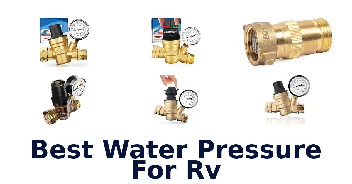 best water pressure for rv