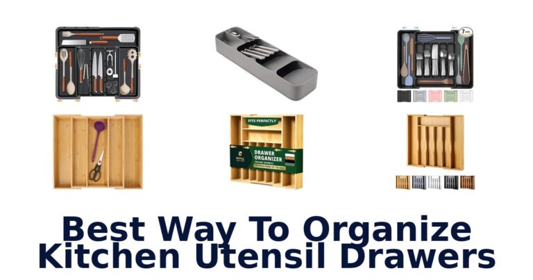 best way to organize kitchen utensil drawers