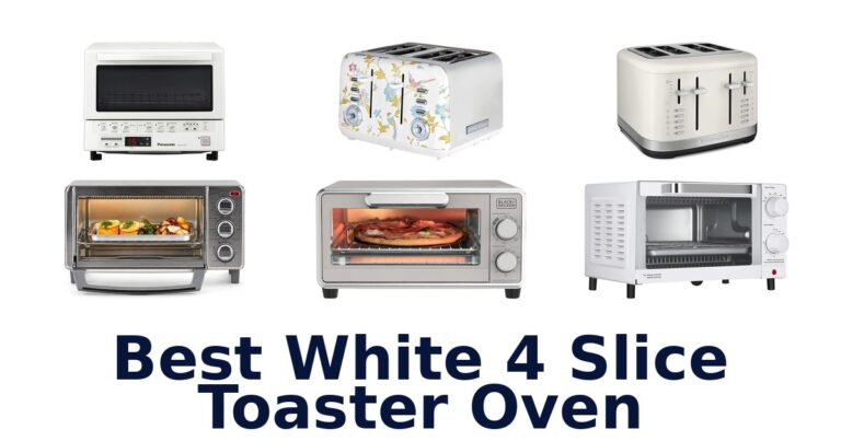best white 4 slice toaster oven