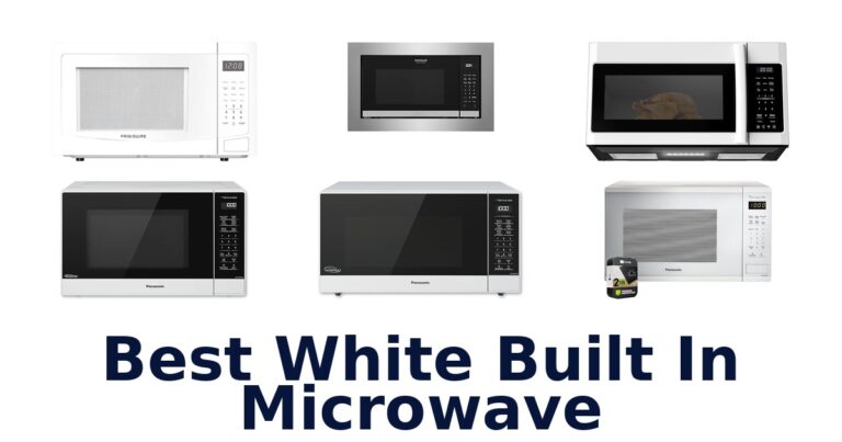best white built in microwave