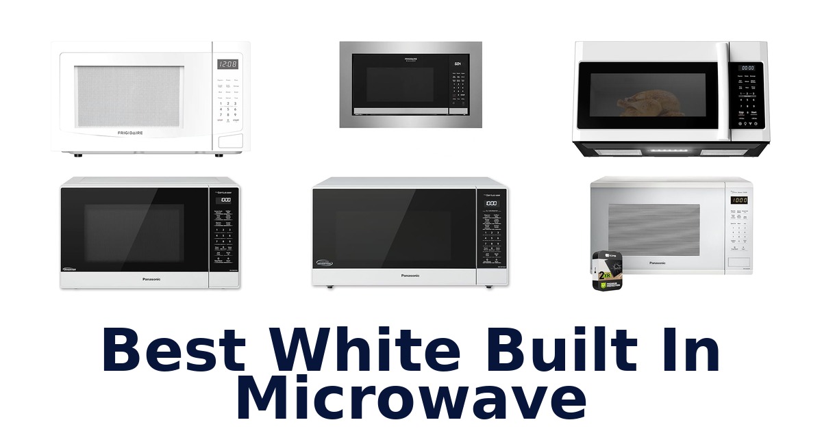 best white built in microwave