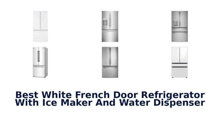 best white french door refrigerator with ice maker and water dispenser