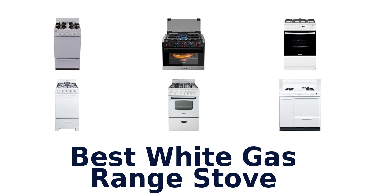 best white gas range stove